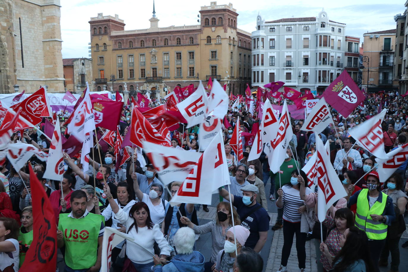 Manifestación por León en la capital leonesa. 