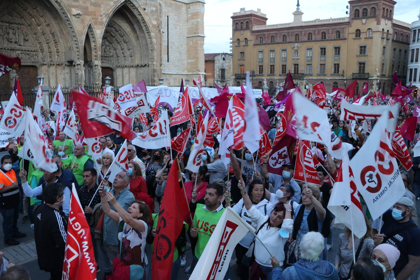 Manifestación por León en la capital leonesa. 