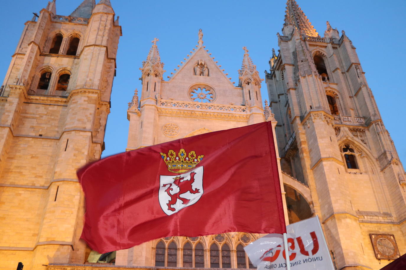 Manifestación por León en la capital leonesa. 