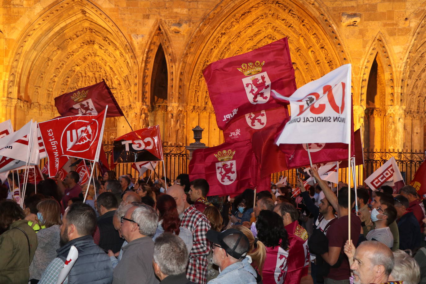 Manifestación por León en la capital leonesa. 