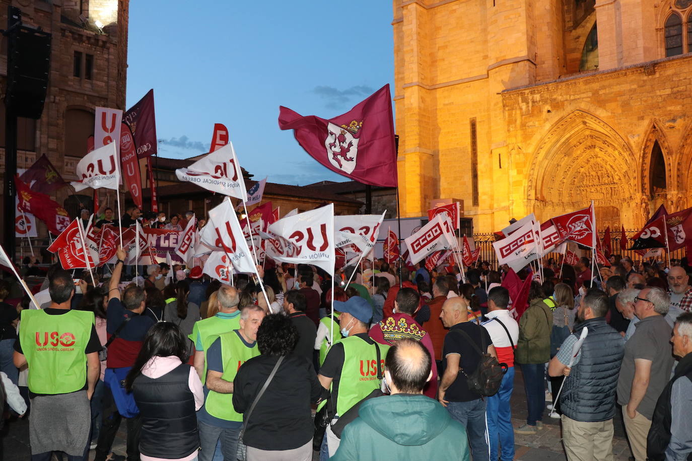 Manifestación por León en la capital leonesa. 