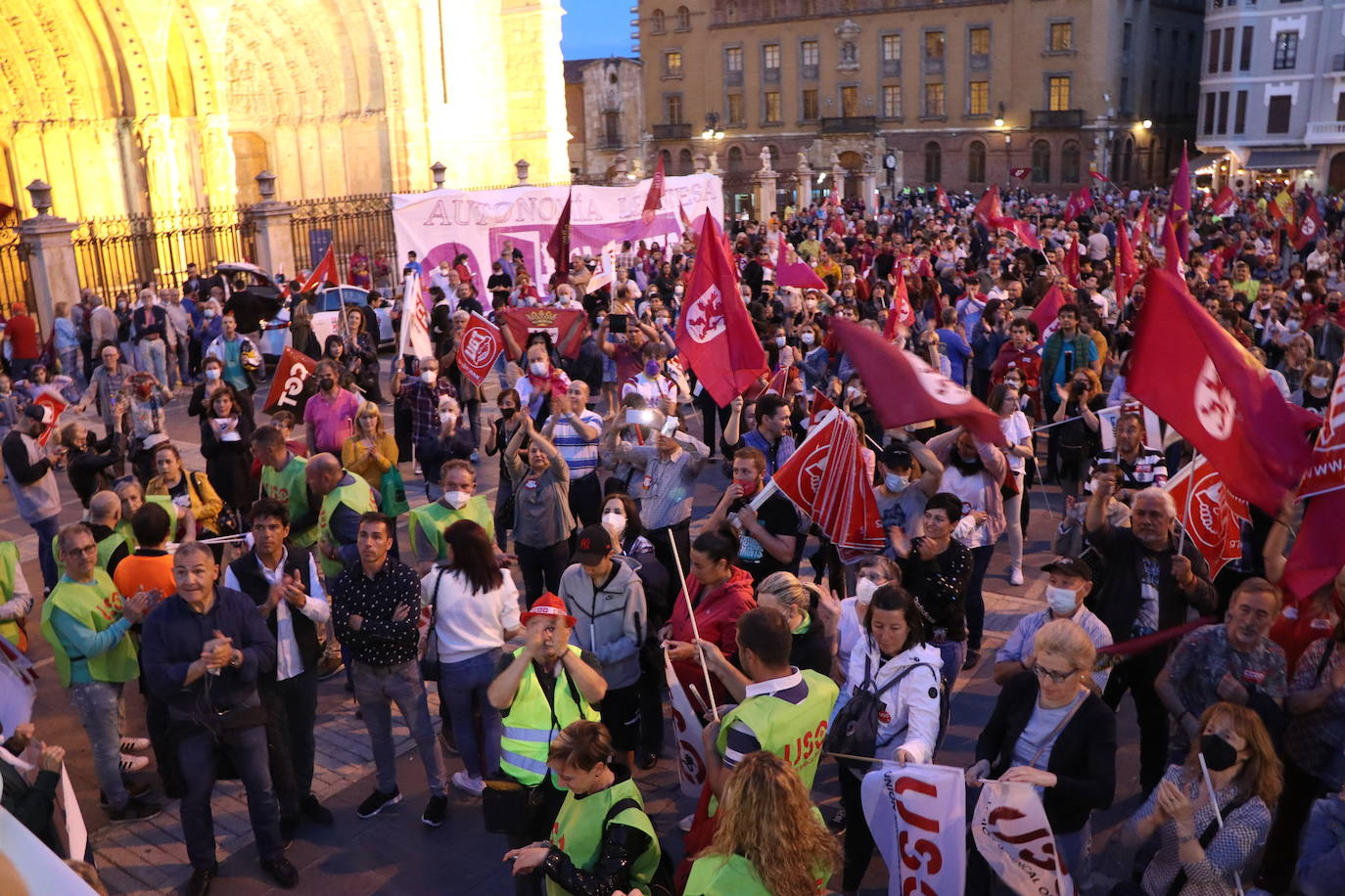 Manifestación por León en la capital leonesa. 