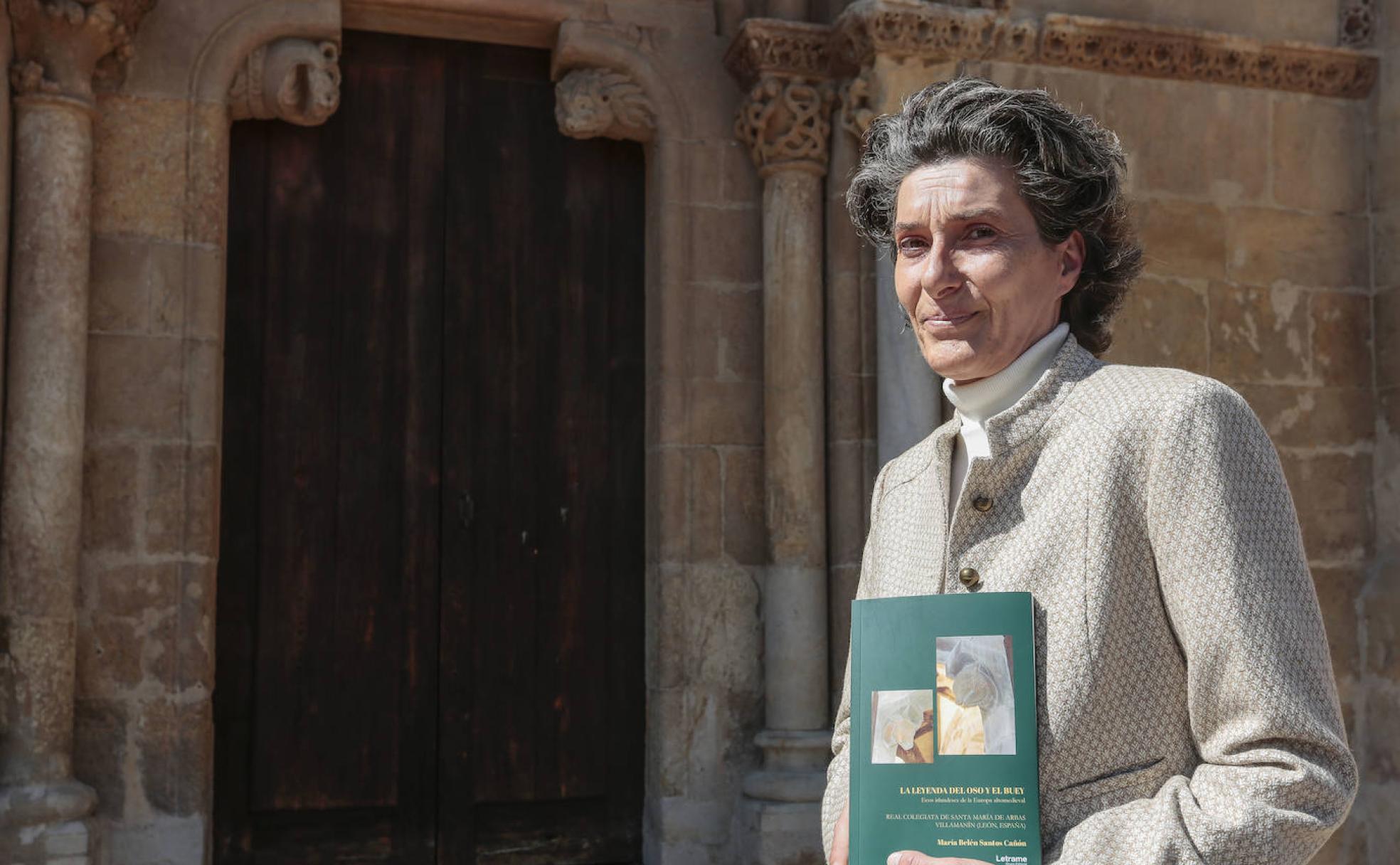 María Belén Santos, autora del libro 'La leyenda del oso y el buey.
