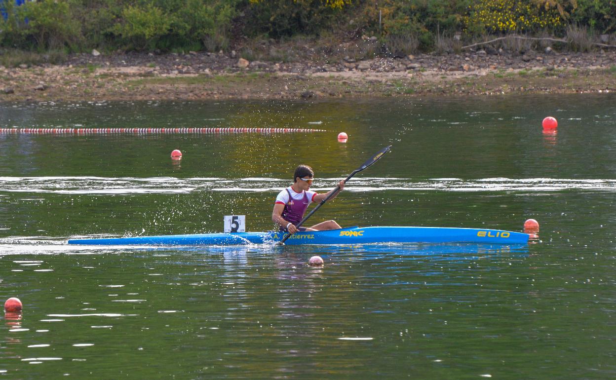 Alejandro Gutiérrez Díaz, participante en la II Copa de España Jóvenes Promesas de Piragüismo. 