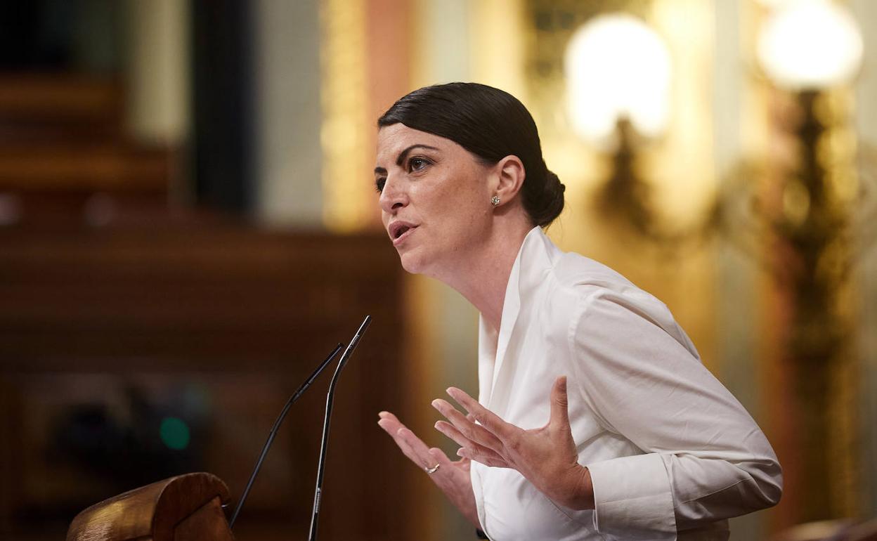 Macarena Olona, candidata de Vox a presidir la Junta de Andalucía. 