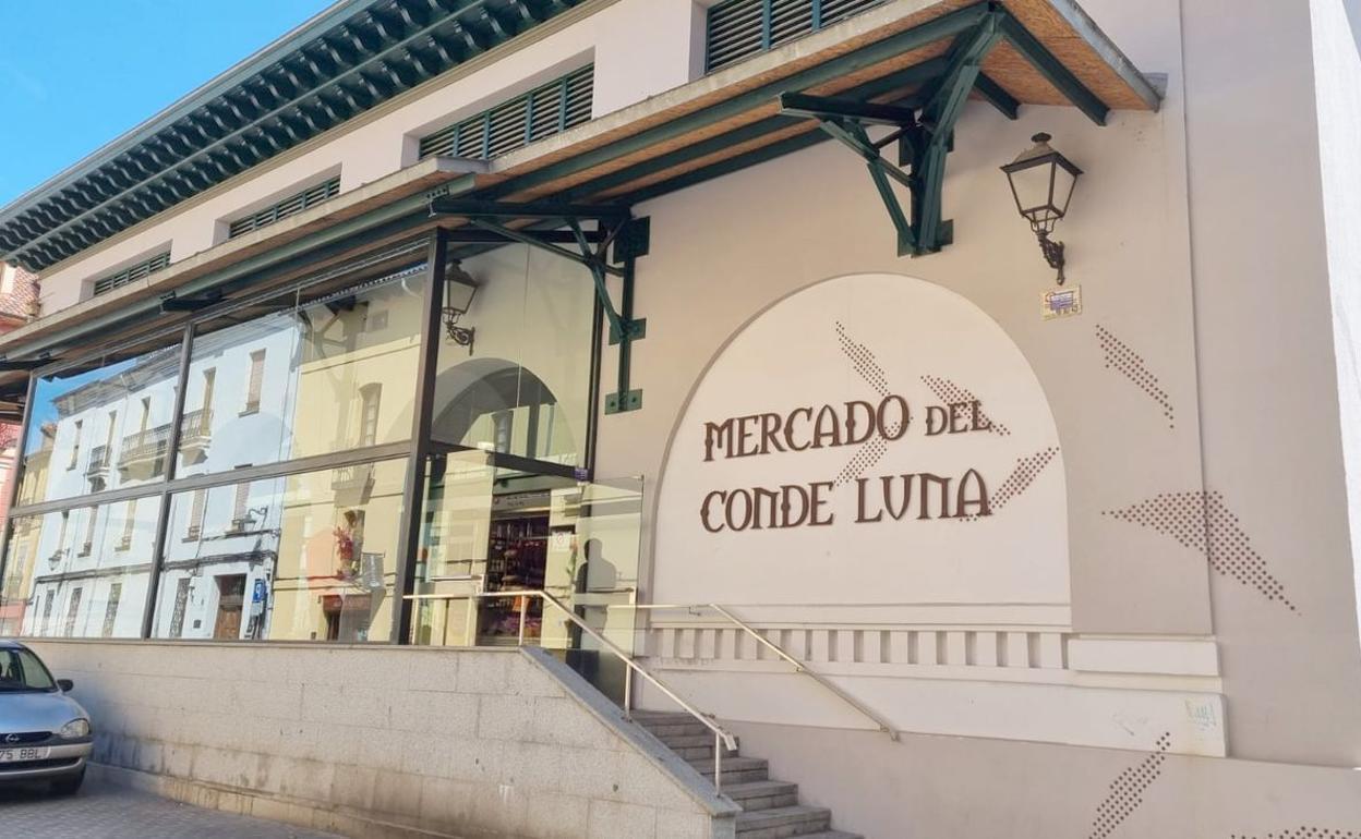 Instalación del Mercado del Conde Luna.