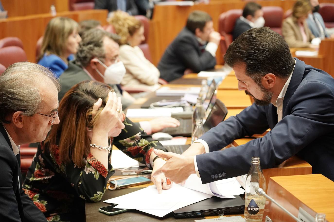 Sesión de martes del pleno de las Cortes de Castilla y León.