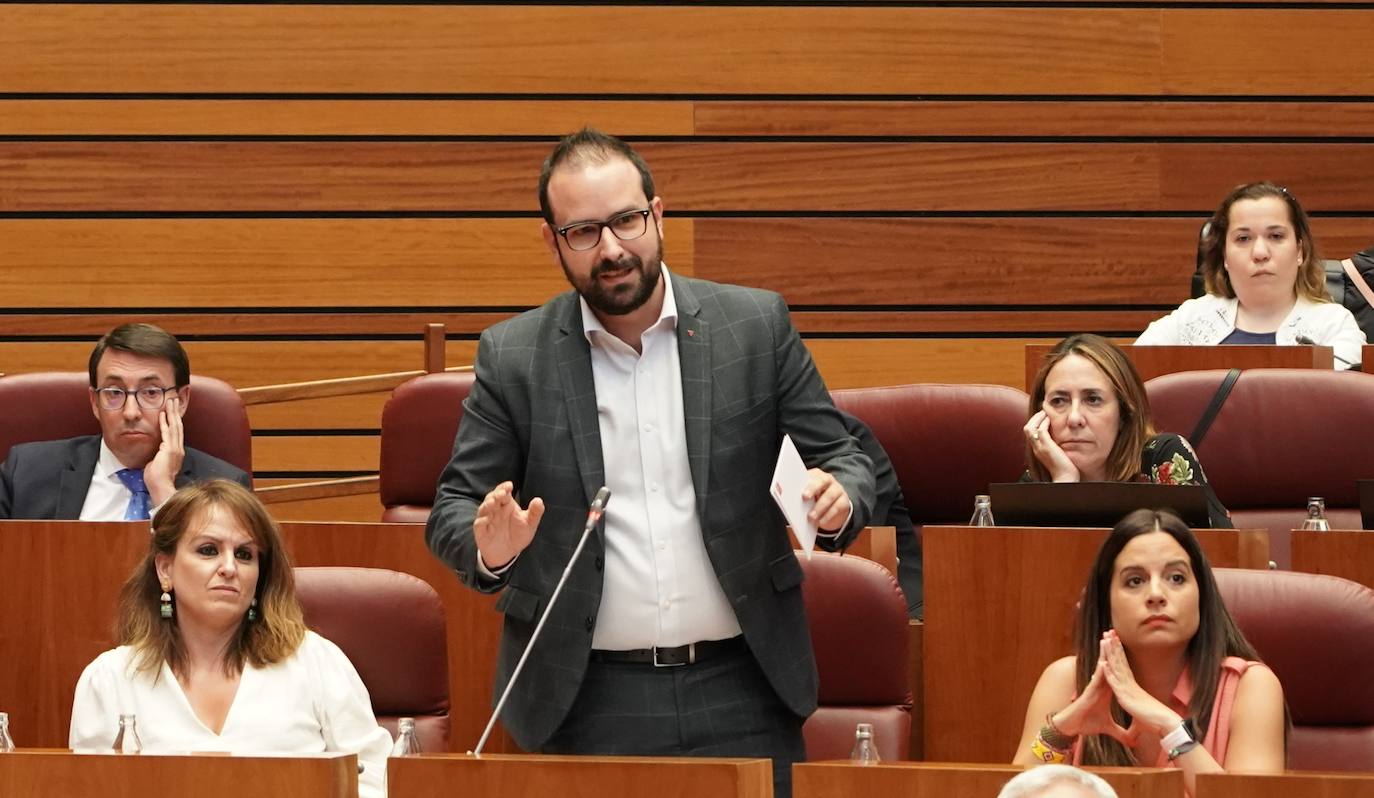 Sesión de martes del pleno de las Cortes de Castilla y León.