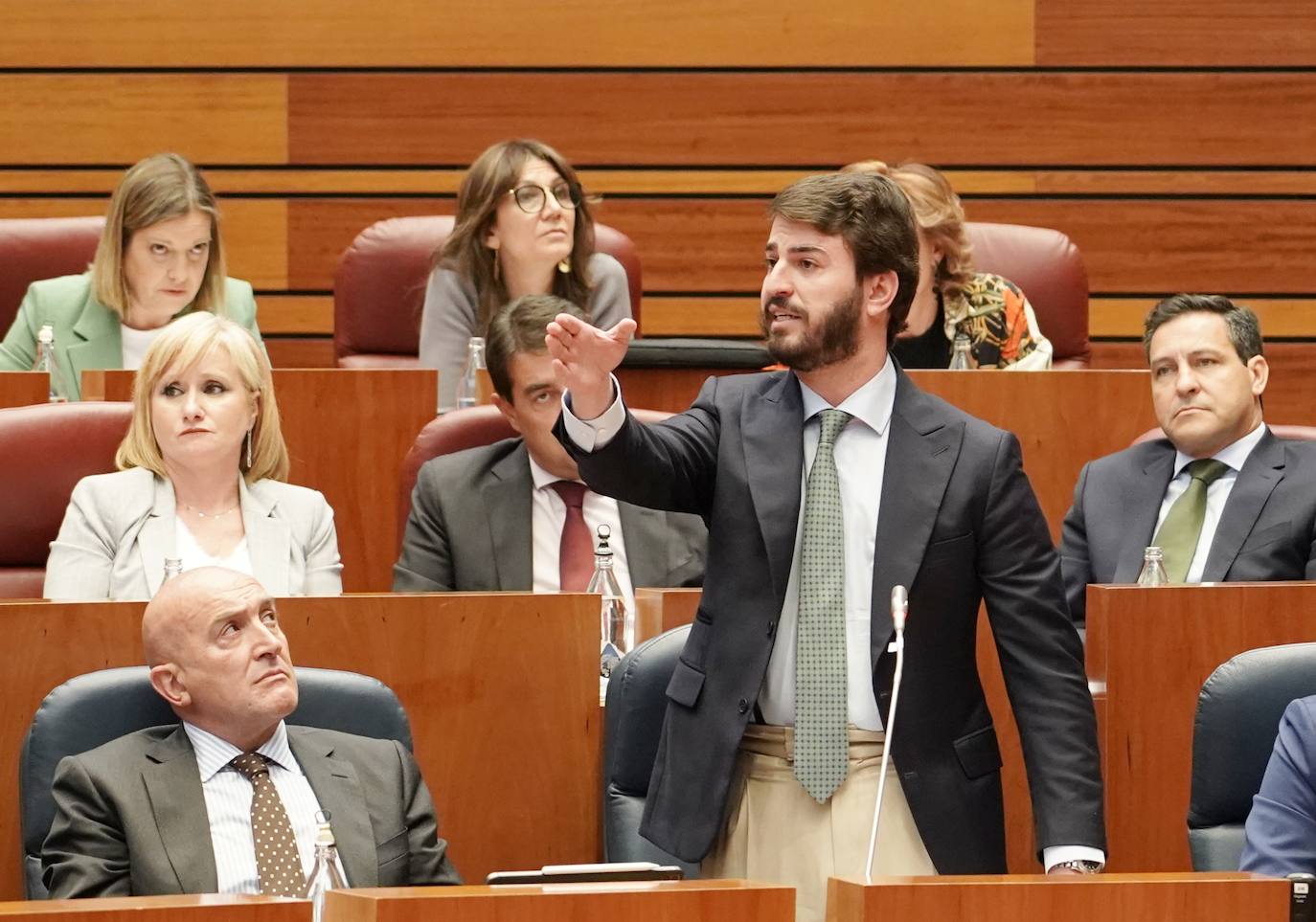 Sesión de martes del pleno de las Cortes de Castilla y León.