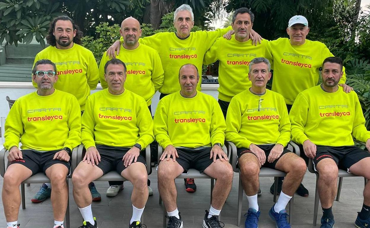 El equipo de pádel Transleyca buscará el ascenso en Málaga.