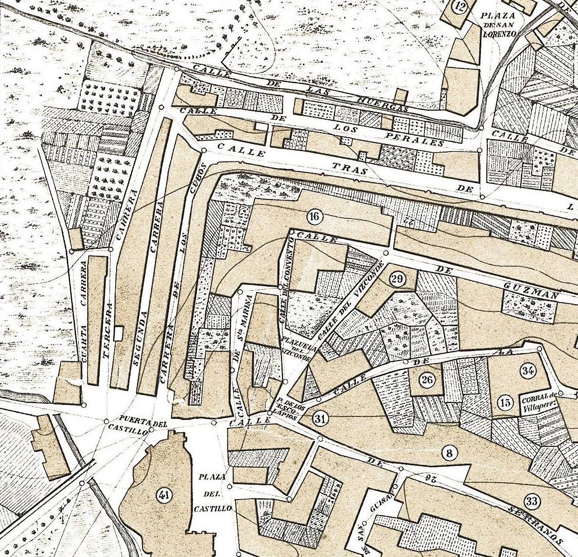 Plan de Ruiz de Salazar (1889) (calle Carrera de los Cubos)  