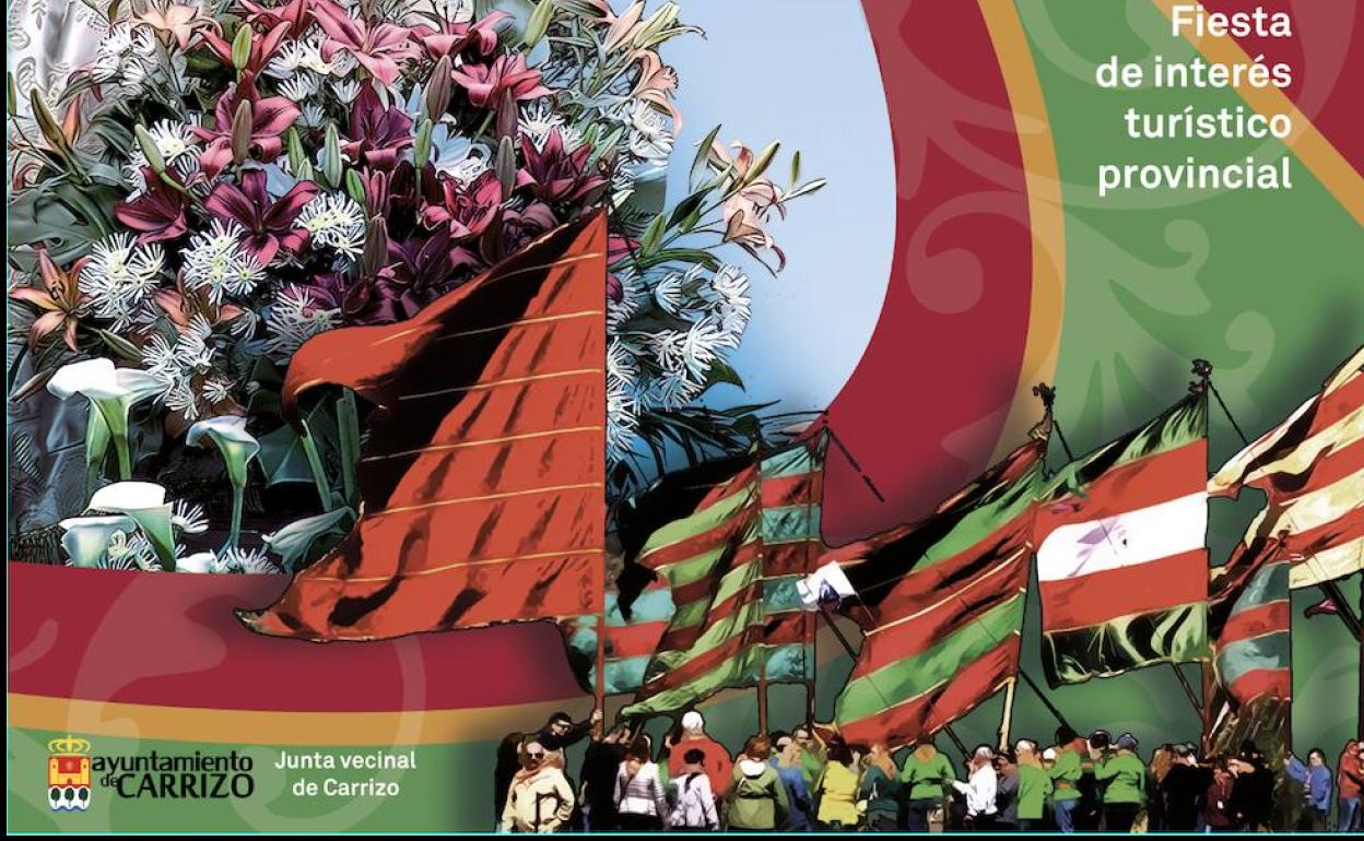 Cartel de las fiestas de Carrizo de la Ribera.