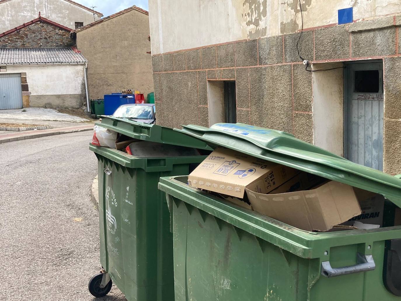 Contenedores del municipio de Sabero. 