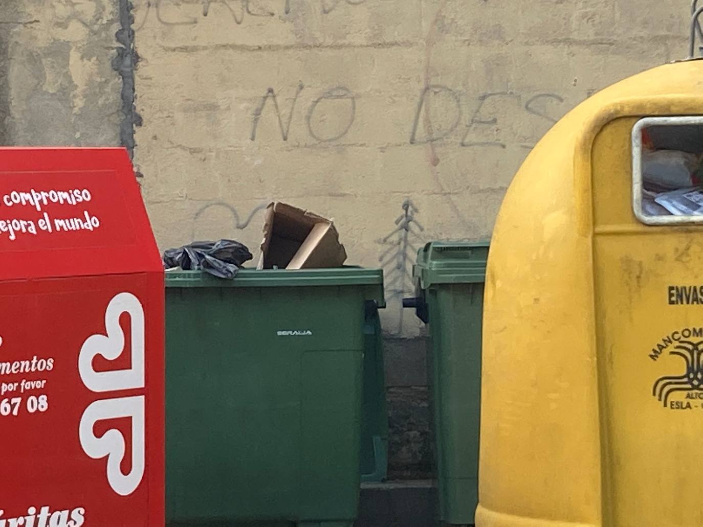 Contenedores del municipio de Sabero. 