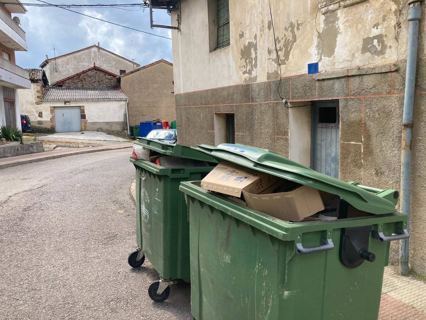Contenedores del municipio de Sabero. 