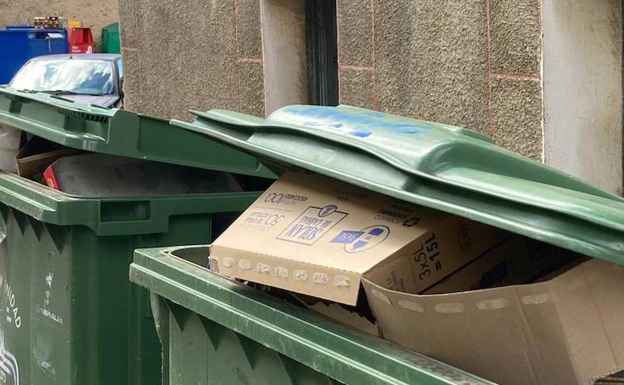 Contenedores del municipio de Sabero. 
