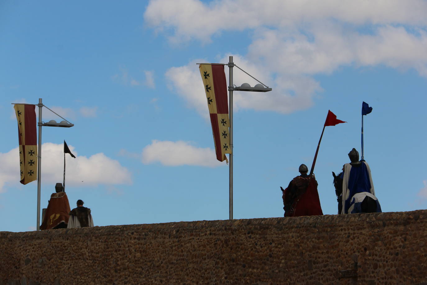 El palenque volvió a cobrar vida y se empapó de caballeros dispuestos a dar batalla ante el Passo Honroso de Hospital de Órbigo.