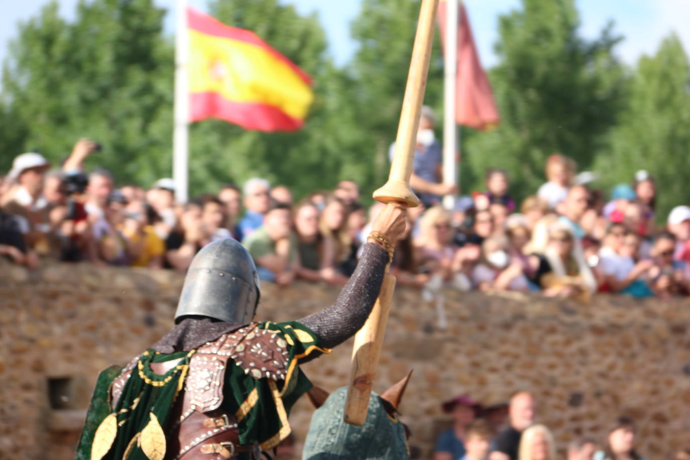 El palenque volvió a cobrar vida y se empapó de caballeros dispuestos a dar batalla ante el Passo Honroso de Hospital de Órbigo.