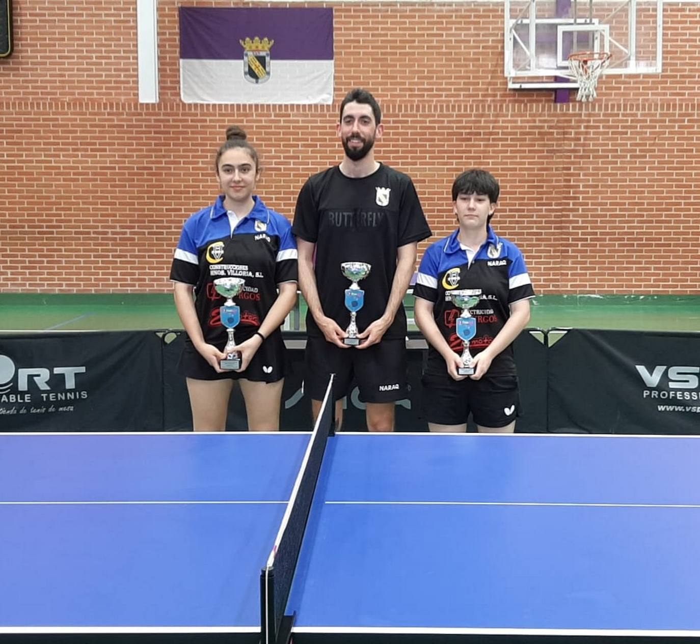 Torneo de tenis de mesa en la localidad de Valencia de Don Juan.