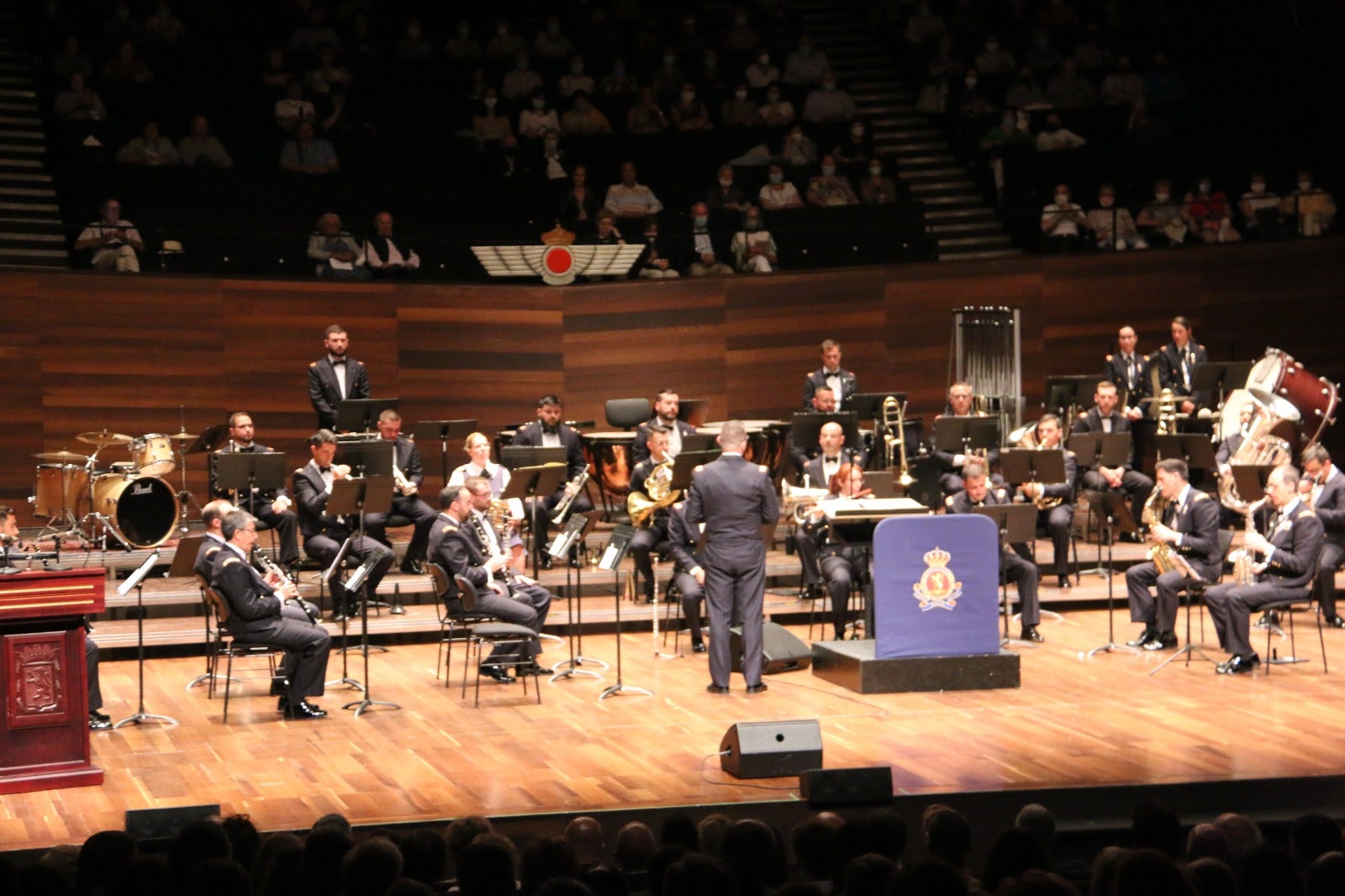 Concierto de Unidad de Música de la ABA de la Academia Básica del Aire en el Auditorio de León.
