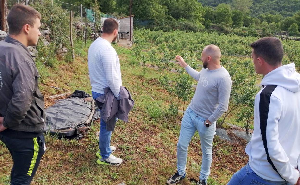 Visita de los alumnos del CEIP La Robla a Palacios del Sil. 