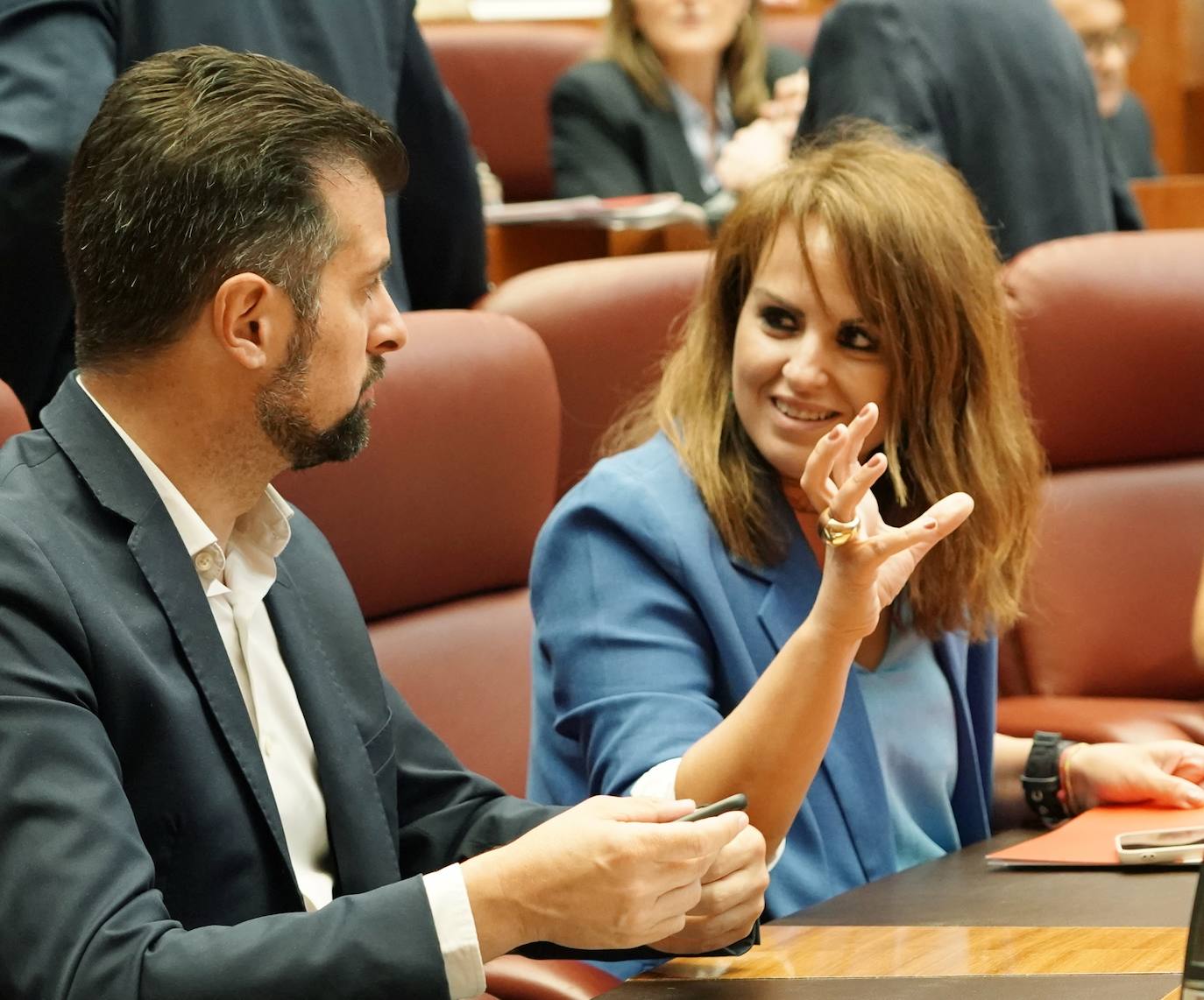 Sesión de miércoles en el pleno de las Cortes de Castilla y León