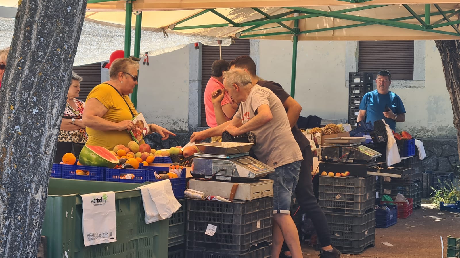 Fotos: El mercado de los jueves de Riello