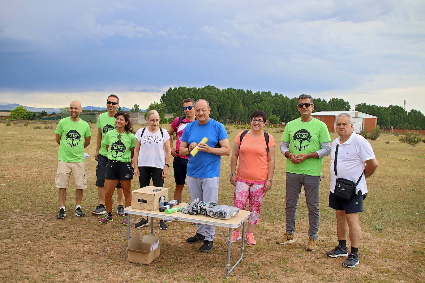 La alcaldesa de San Andrés del Rabanedo, Camino Cabañas, y el concejal de Medio Ambiente, Manuel Ángel García Aller se suman a la campaña.
