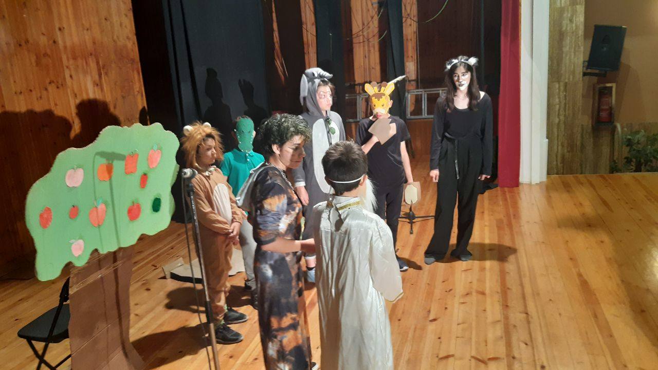 Clausura de los talleres provinciales de teatro en Valencia de Don Juan. 