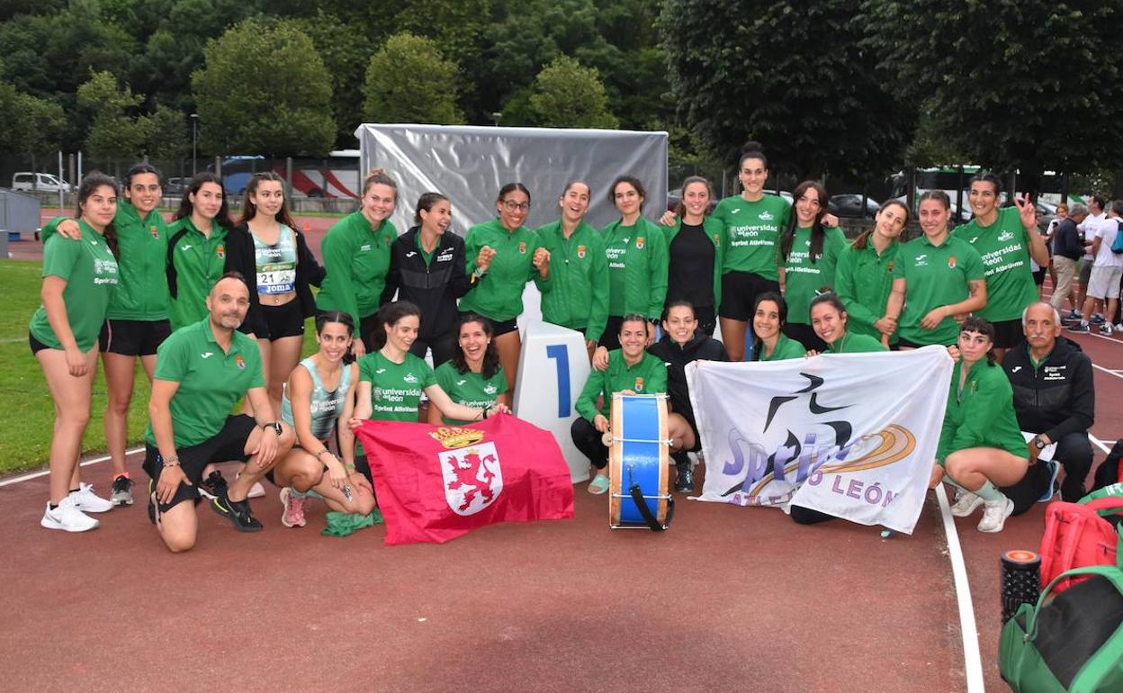 Las atletas del club leonés ganaron la jornada por la permanencia y acaban la División de Honor en novena posición.