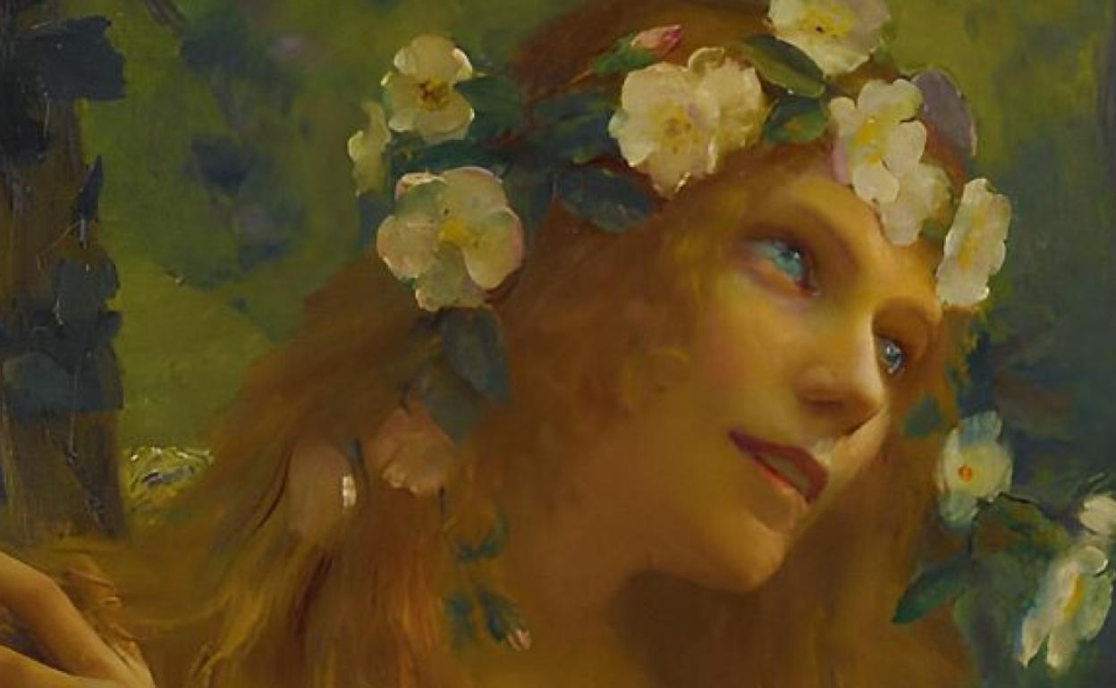 Portada del libro libro 'Noroeste mítico. El paisaje sagrado de la Vieja, la ninfa, el héroe y el dragón''. 