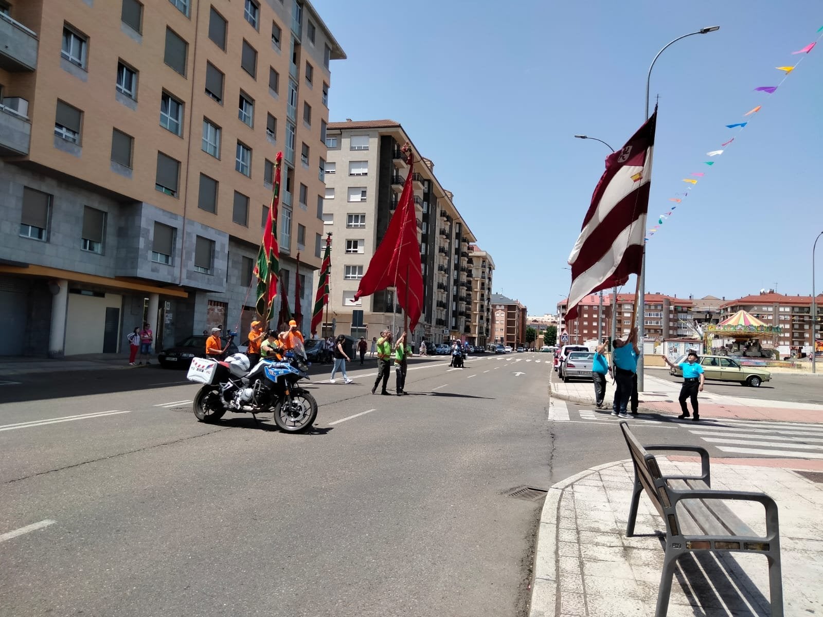 La iniciativa 'Pendones concejiles en los Caminos de Santiago del viejo Reino de León' 