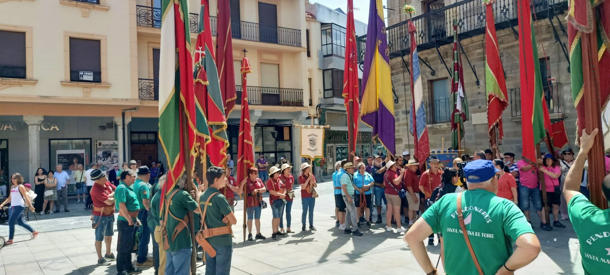 La iniciativa 'Pendones concejiles en los Caminos de Santiago del viejo Reino de León' 