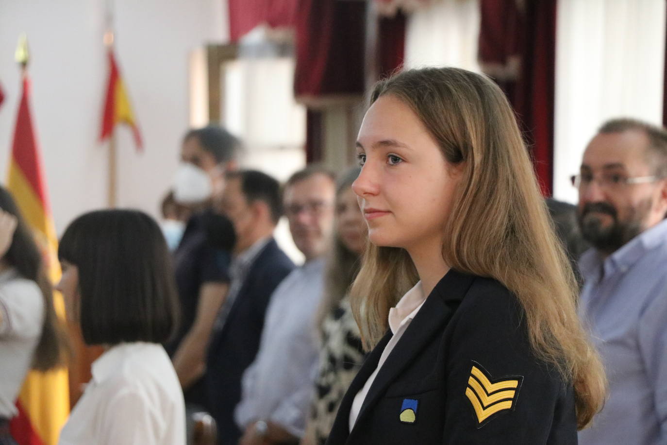 La Subdelegació nde Defensa acoge la entrega de premios de la IX edición del concurso literario escolar 'Carta a un Militar Español' | El jurado reconoce la «emoción y calidad literaria» de las cinco cartas premiadas de alumnas de institutos de la provincia 