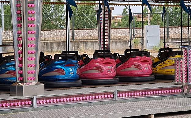 Galería. Imagen de las instalaciones feriales que ya se encuentran en el recinto. 