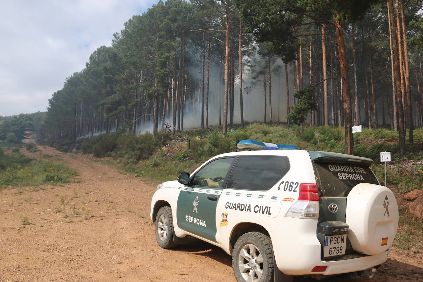 Fotos: El paisaje que deja el incendio de la Sierra de la Culebra