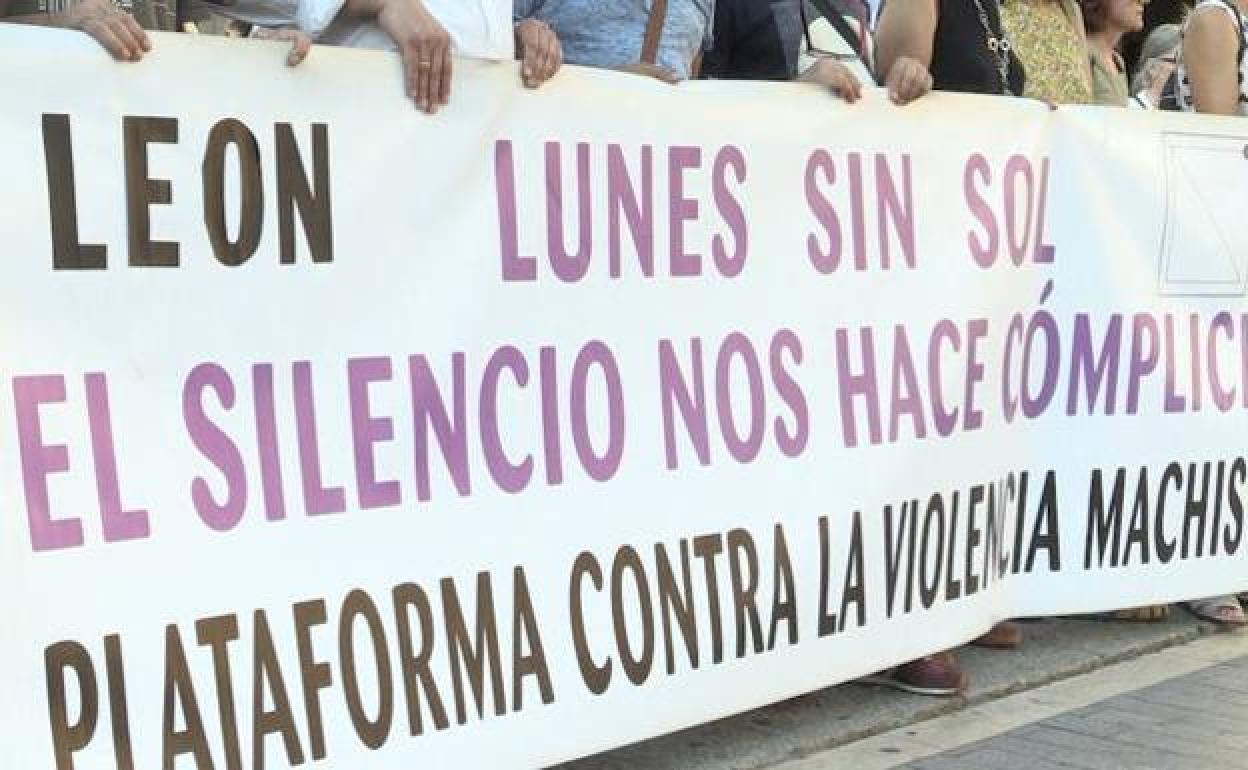 Los Lunes sin Sol se concentran este lunes en León para condenar la violencia machista