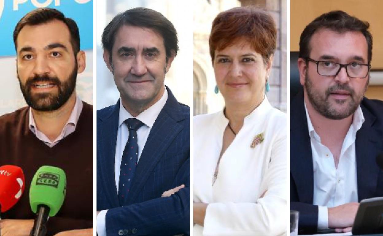 Los teleoperadores preguntan por la valoración como candidatos a la alcaldía de David Fernández, Suárez-Quiñones, Margarita Torres y Ricardo Gavilanes. 