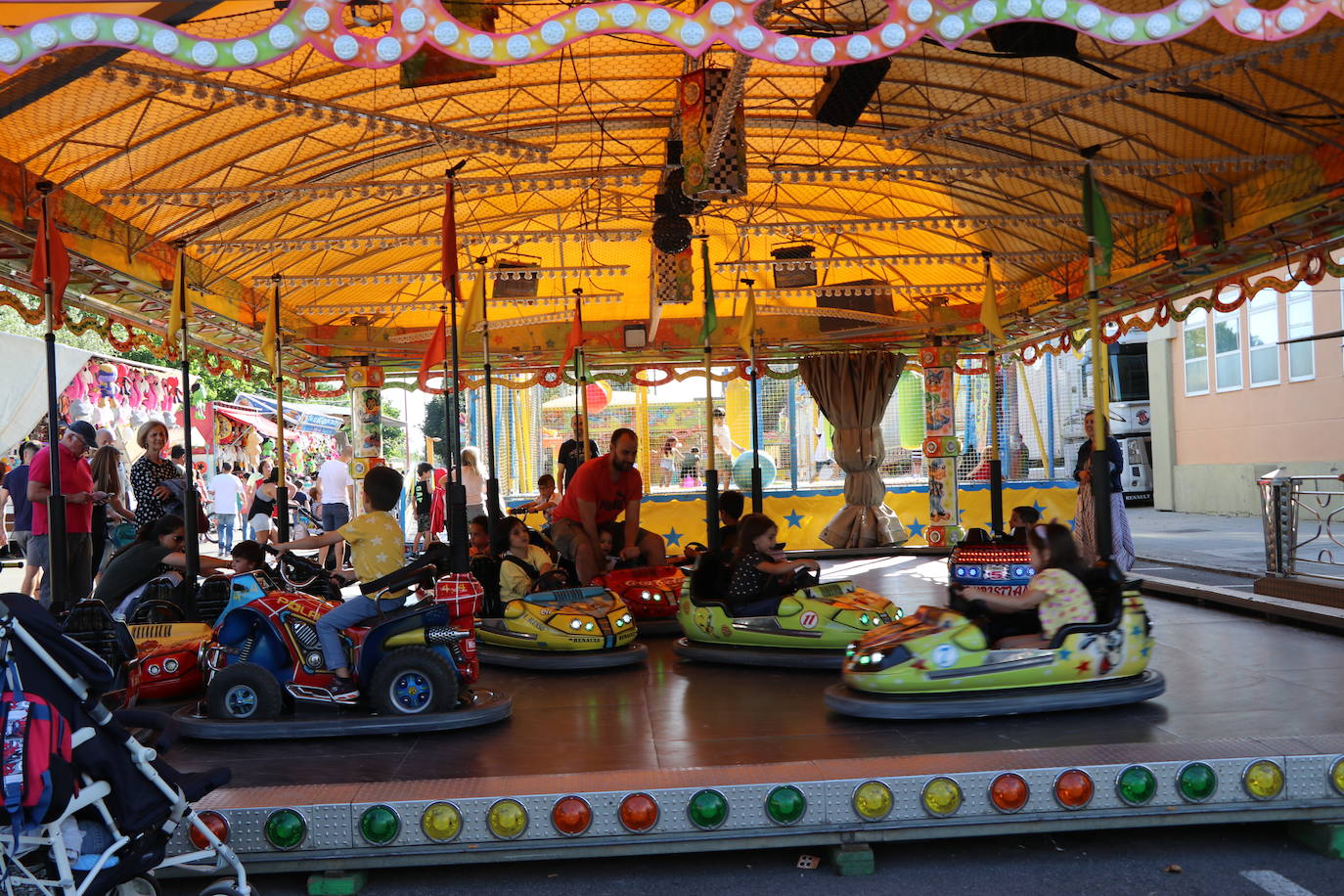 Imagen de la feria en la jornada de domingo, día del niño. 