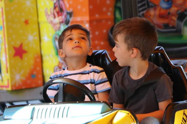 Imagen de la feria en la jornada de domingo, día del niño. 