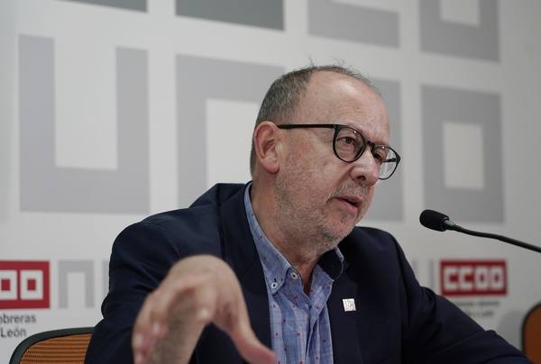 El presidente de la Fundación Jesús Pereda de CCOO de Castila y León, Ignacio Fernández. 