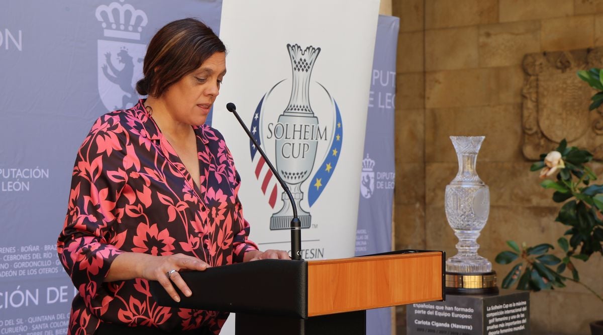 El trofeo más importante del golf femenino recorre España antes de su celebración en septiembre de 2023 en Málaga con parada en la provincia leonesa