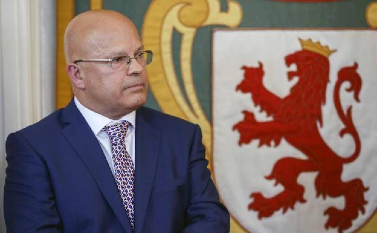 El Subdelegado de Gobierno de León, Faustino Sánchez. 