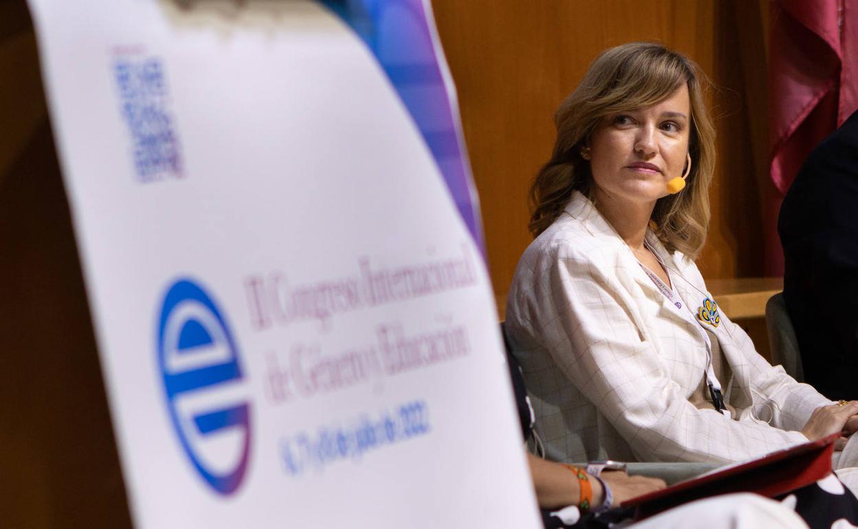 Pilar Alegría, ministra de Educación.