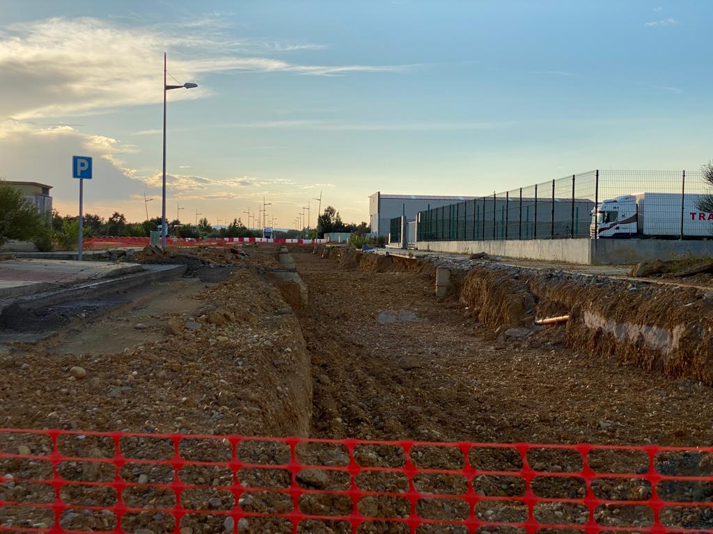 Fotos: Obras en el polígono de Villadangos