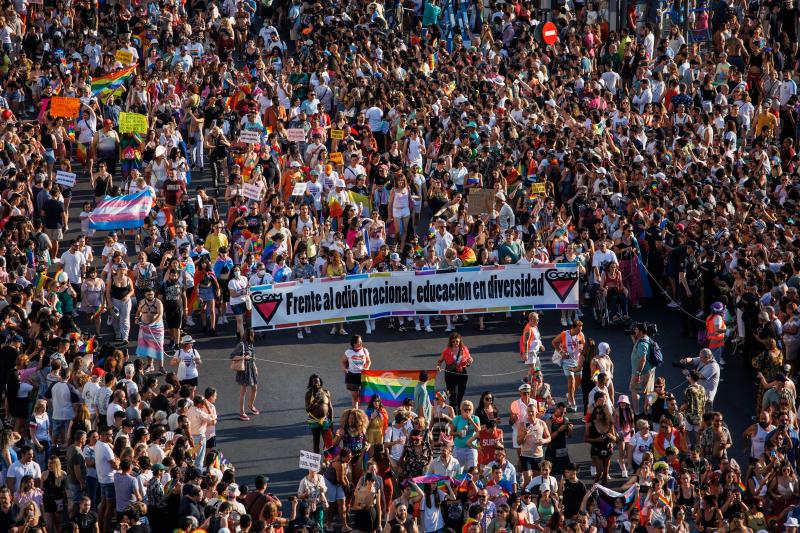 Fotos: El desfile en Madrid del Orgullo, en imágénes