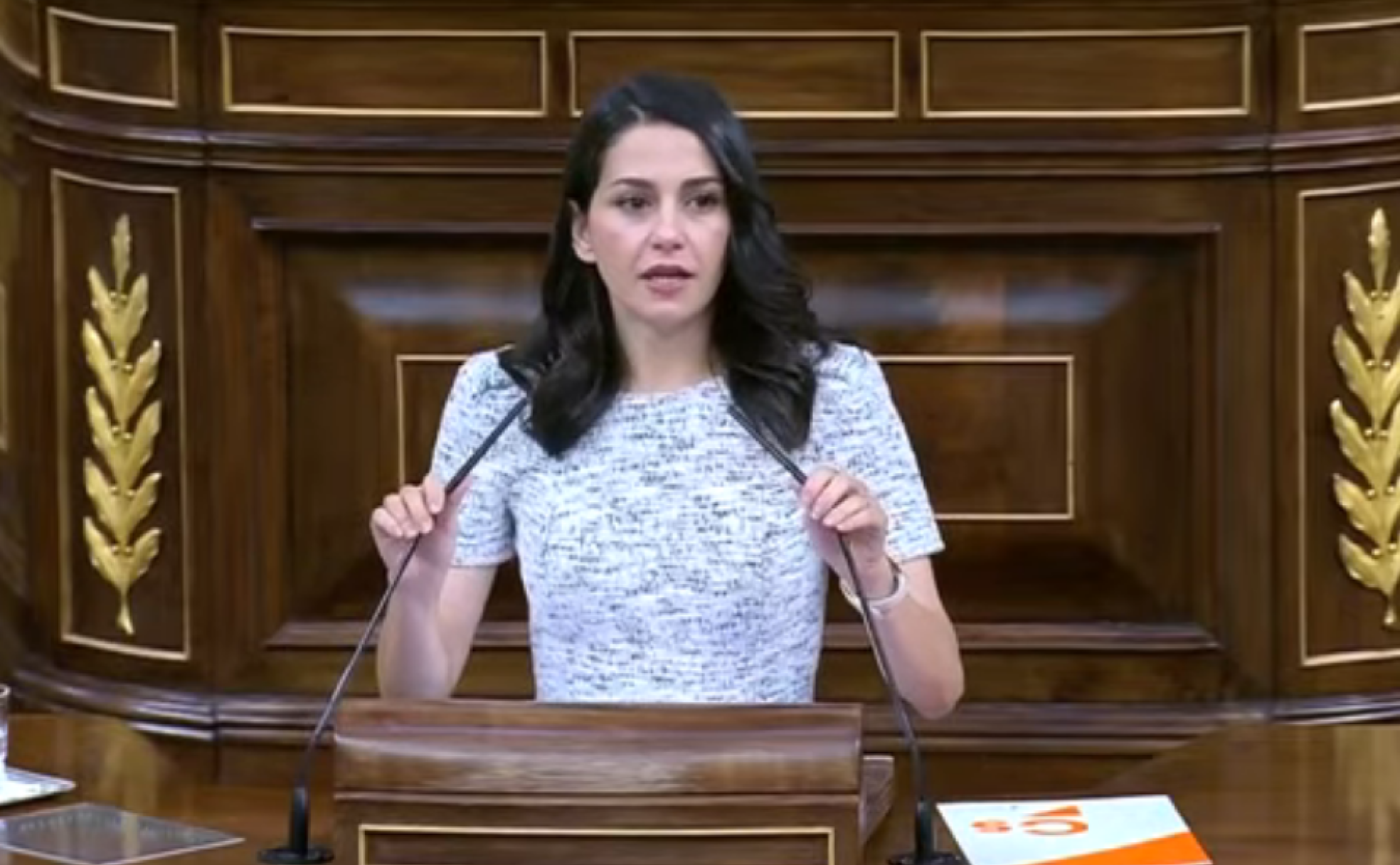 El presidente Pedro Sánchez, en el Congreso de los Diputados. 