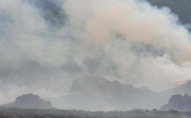 Los incendios asolan Castilla y León. 