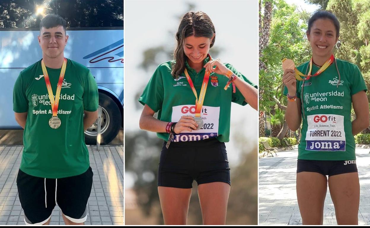 Tres medallas para el ULE Sprint de Atletismo en el Campeonato de España sub20
