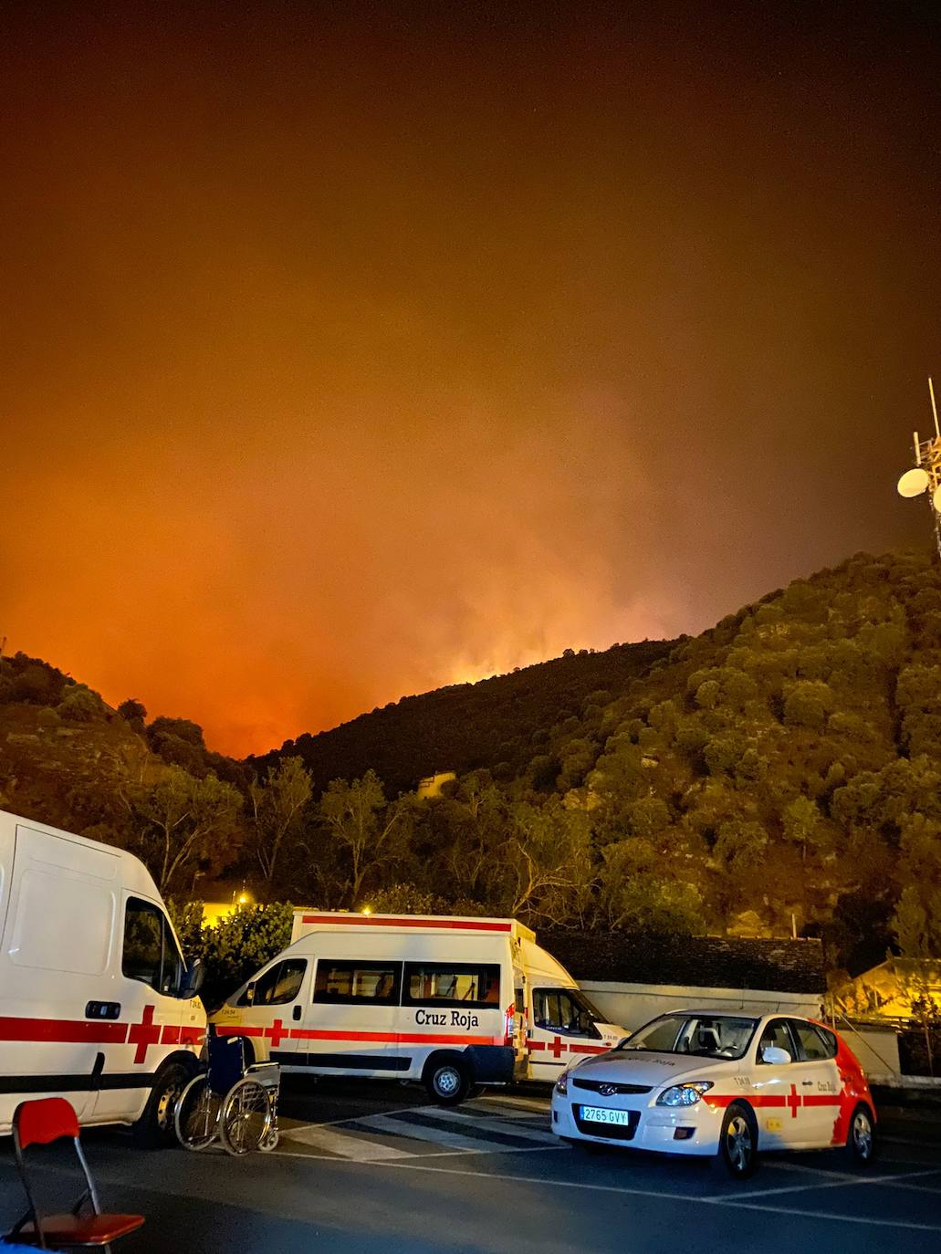 Cruz Roja atiende a 11 personas en el albergue de Puente de Domingo Flórez